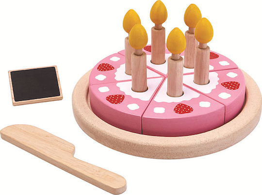 Plan Toys Wooden Birthday Cake for Ages 3 and Up