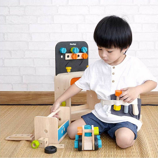 Plan Toys Παιδικό Εργαλείο από Ξύλο για 3+ Ετών 10τμχ