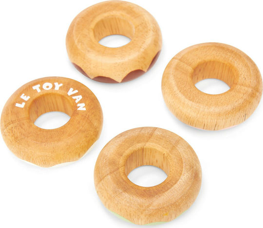 Le Toy Van Wooden Donuts από Ξύλο για 2+ Ετών 4τμχ