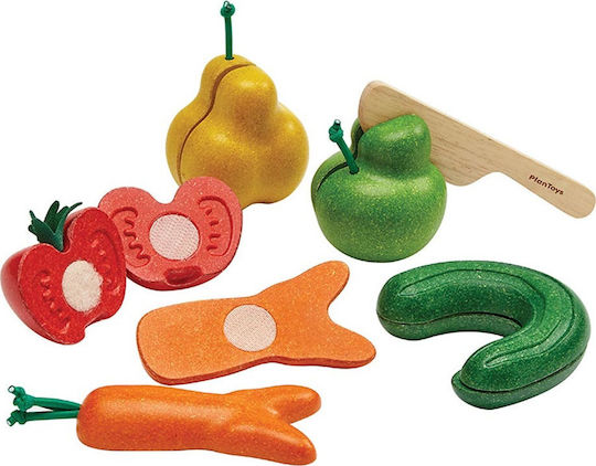 Plan Toys Φρούτα & Λαχανικά από Ξύλο