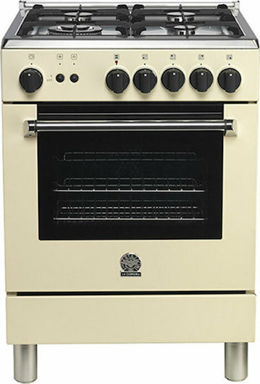 La Germania AM6 4C 81 C CR GPL Ri Gas Cooker 65lt W59.5cm. Beige