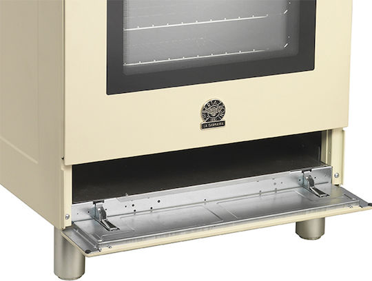La Germania AM6 4C 81 C CR GPL Ri Gas Cooker 65lt W59.5cm. Beige