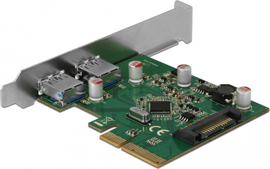 DeLock PCIe Controller with 2 USB 3.1 Ports