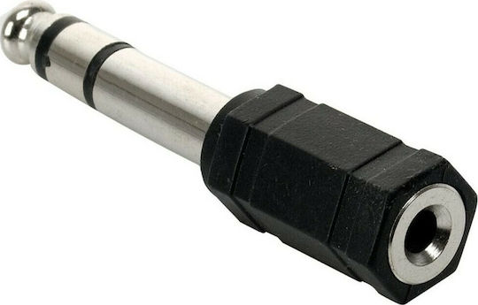 Powertech Konverter 6.3mm männlich zu RCA weiblich 5Stück CAB-J024