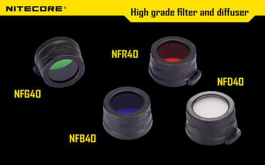 NiteCore NFG40 Objektivfilter Grün