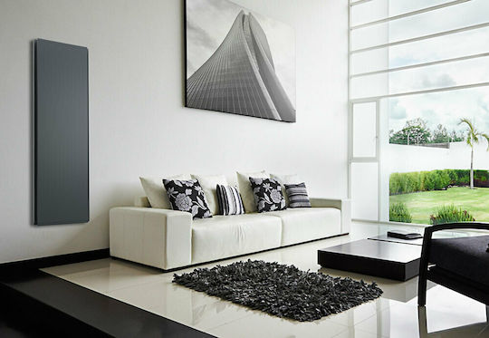 Radialight Icon 7 Convector Heater Wall 750W with Electronic Thermostat 45x95cm Gray