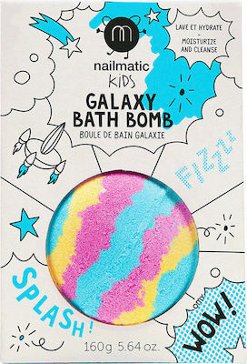 Nailmatic Galaxy Bath Bomb Παιδικά Bath Bombs Ροζ-Κίτρινο-Γαλάζιο