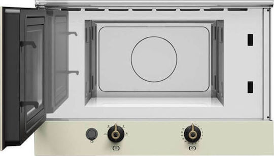 Teka MWR 22 BI Vanilla Brass 40586302 Built-in Microwave Oven 22lt White