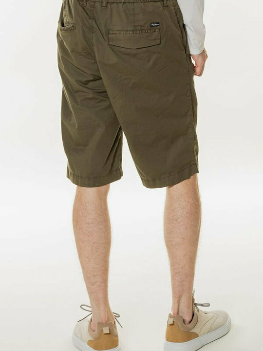 Pepe Jeans Pierce Poplin Herrenshorts Chino Khaki