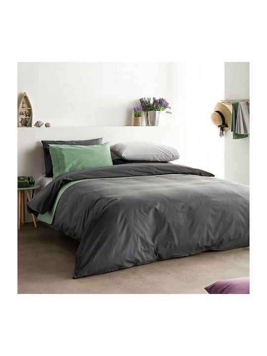 Vesta Home Duvet Cover Cotton Queen 230x240 Synthesis 000003399 502 Anthracite