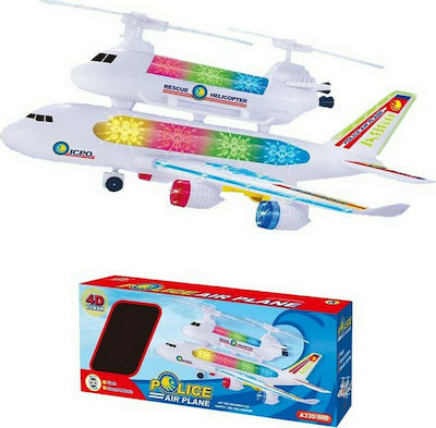 ToyMarkt Police Air Plane Kleines Flugzeug für 3++ Jahre 88642