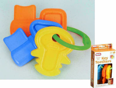 Fun Time Κλειδάκια Teething Rattle made of Silicone for 3 m+ 1pcs