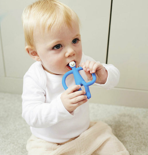 Matchstick Monkey Monkey Teething Ring BPA Free Silicone for 3 m+