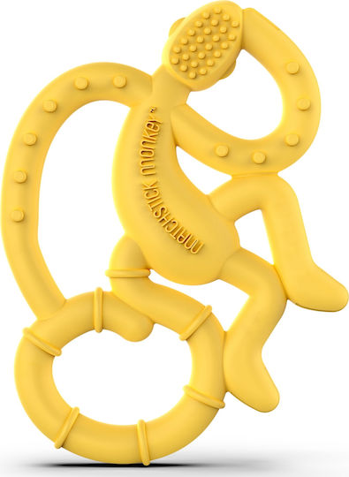 Matchstick Monkey Dancing Monkey Teething Ring BPA Free Silicone for 0 m+