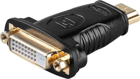 Muzik Μετατροπέας HDMI male σε DVI-I female 1τμχ 9-0017