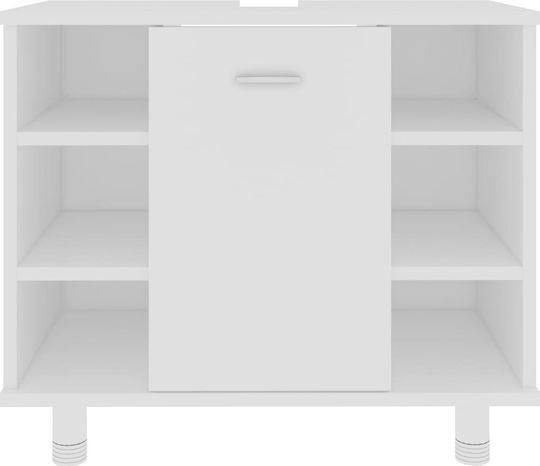 vidaXL Πάγκος χωρίς Νιπτήρα Μ60xΒ32xΥ53.5cm Λευκός