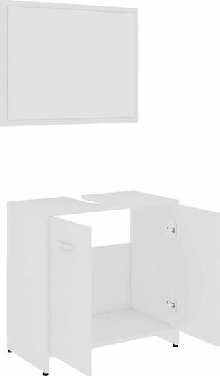 vidaXL Countertop without Sink L60xW33xH58cm White