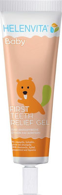 Helenvita Baby First Teeth Relif Gel Προϊόν για Ανακούφιση Ούλων Εκχύλισμα Χαμομηλιού, Γλυκόριζας και Ξυλιτόλης 30ml