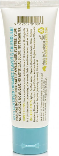 Jack n' Jill Baby Toothpaste For 6m+ With Berries Flavor Fluoride-Free 50gr