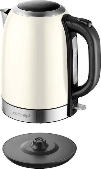 Concept RK3242 Βραστήρας 1.7lt 2200W Μπεζ
