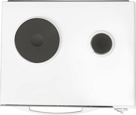 Davoline Star 3506 Ηλεκτρικό Φουρνάκι 38lt με 2 Εστίες Λευκό