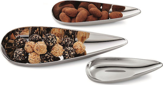 Philippi Dip Serving Bowl Inox Silver 3pcs