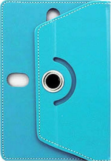 Rotating Flip Cover Light Blue Universal 9"