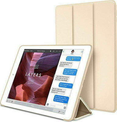 Tri-Fold Flip Cover Δερματίνης Χρυσό (iPad Pro 2020 11")