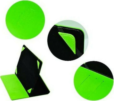 Blun Universal Flip Cover Synthetic Leather Green (Universal 10") BLUN10G