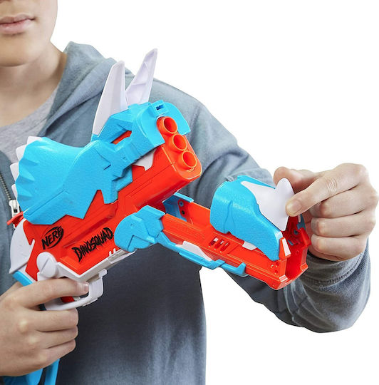 Nerf Launcher Dinosquad for 8+ years old years Tricerablast