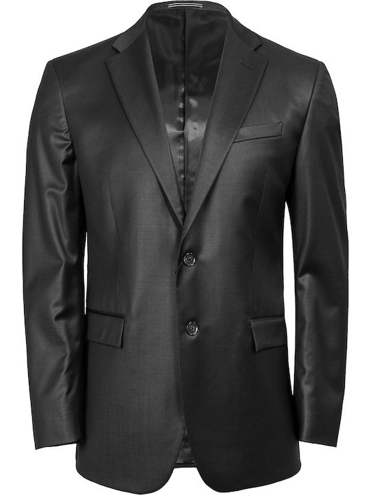 Costum slim fit strălucitor - negru 990