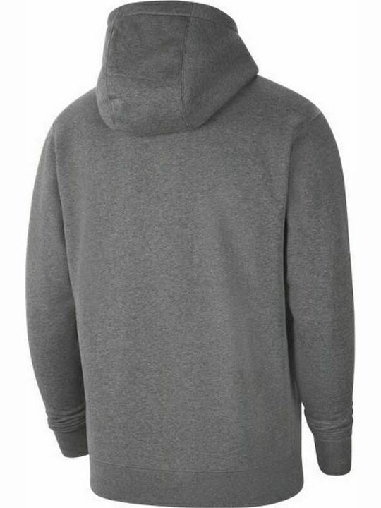 Nike Fleece Παιδικό Φούτερ με Κουκούλα και Τσέπες Γκρι Park 20