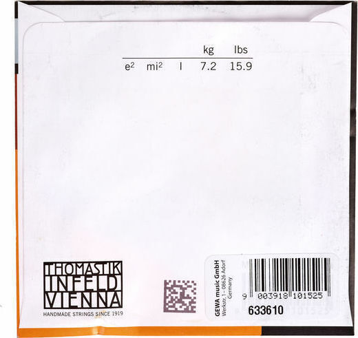Thomastik Single Steel String for Violin 4/4 Dominant Violin E (Mi) Medium 4/4 "