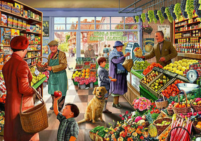 Puzzle Village Greengrocer 2D 1000 Κομμάτια