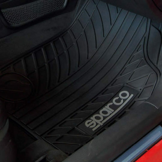 Sparco Σετ Μπροστινά και Πίσω Πατάκια Universal 4τμχ Μαύρα