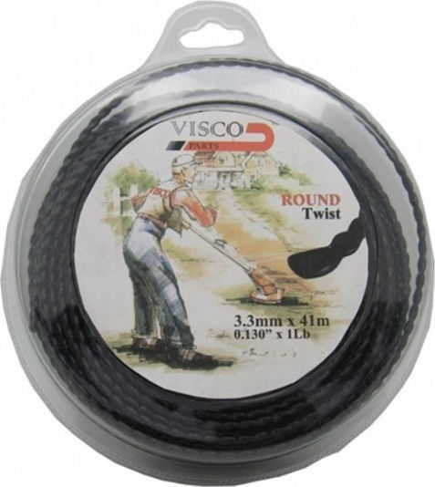 Visco Parts Round Twist Μεσινέζα Στρογγυλή Στριφτή Μήκους 41m και Πάχους 3.3mm