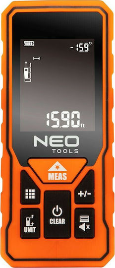 Neo Tools Μέτρο Laser 75-201 με Εύρος Μέτρησης 0.2m-60m