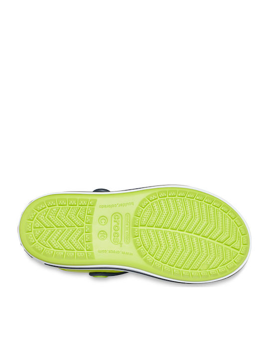 Crocband Children's Anatomical Beach Shoes Green