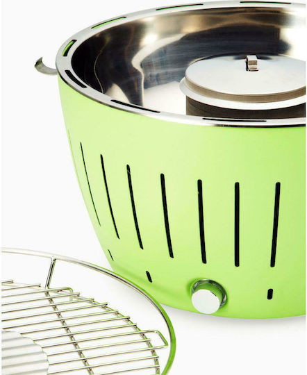 LotusGrill G340 Stainless steel Portable Charcoal Grill 32cmx32cm