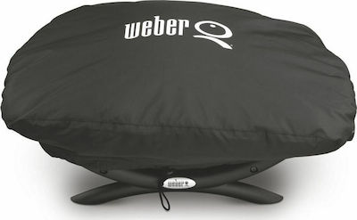 Weber Κάλυμμα Ψησταριάς Μαύρο Συμβατό με το Q1200 από Πολυεστέρα με Προστασία UV 66.8x43.9x31.5εκ.