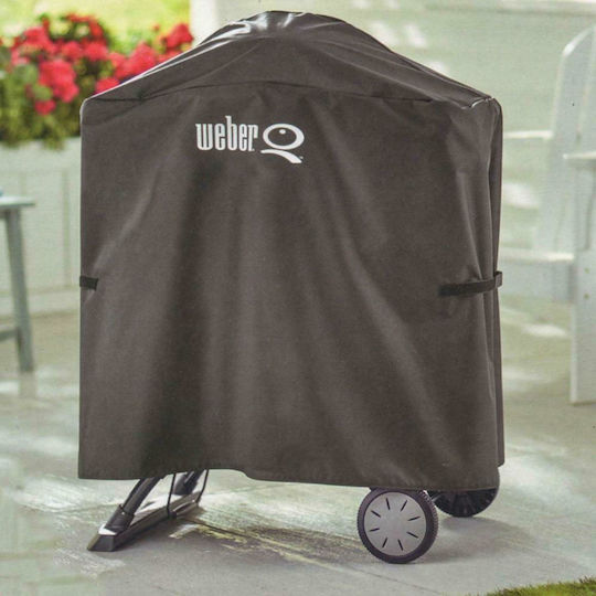 Weber Premium Grill Cover Black from Polyester with UV Protection 81.8cmx43.9cmx88.9cmcm