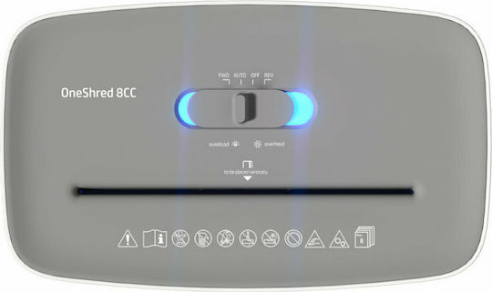 HP Oneshred Cross Cut 8-Sheet Paper Shredder