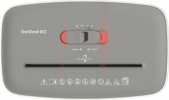 HP Oneshred Cross Cut 8-Sheet Paper Shredder