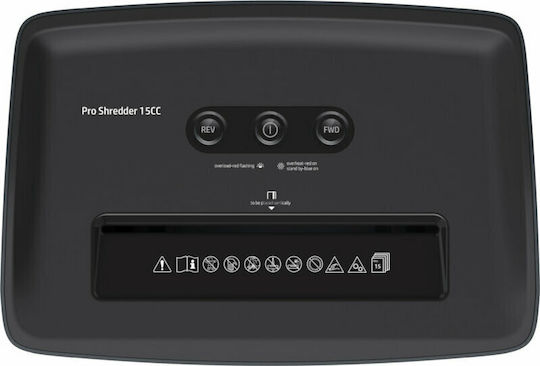 HP ProShredder 15CC Cross Cut 15-Sheet Paper Shredder
