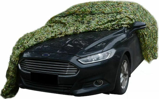 vidaXL Pătrat Plasă de camuflaj Verde 4x4m cu sac de depozitare