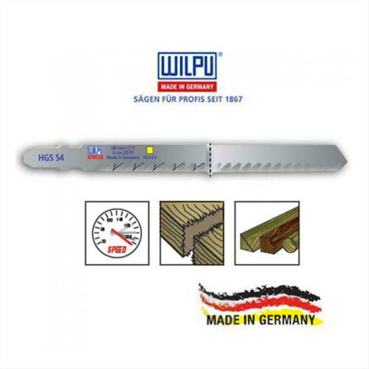 Wilpu HGS54 Blade for Wood 155mm 5pcs