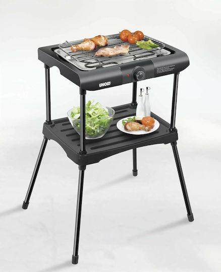 Unold Mit Beinen Elektrogrill Grill 2000W mit einstellbarem Thermostat 34cmx24cmcm