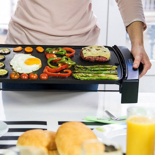 Cecotec Black&Water 2500 Teppanyaki cu Termostat Reglabil 2150W 45x25cm.