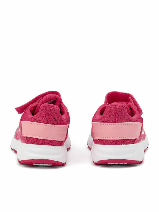 Fortafaito El K Kids Sports Shoes Running with Hoop & Loop Closure Fuchsia