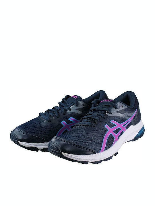 GT-1000 10 Kids Sports Shoes Running with Laces Black